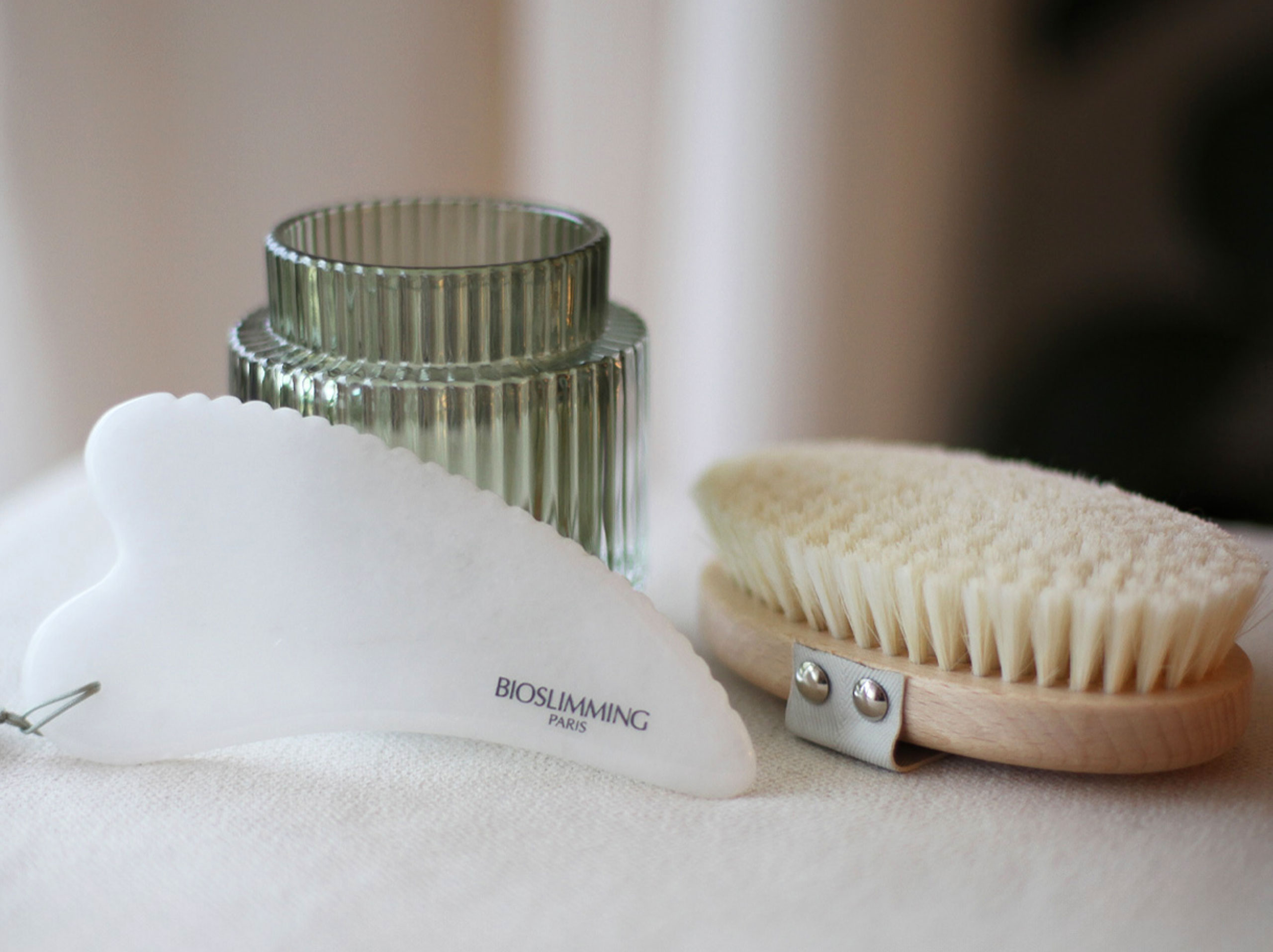 Accessoires de soins du corps BIOSLIMMING – institut de bien-être Millodie à Bailly-Romainvilliers en Seine-et-Marne